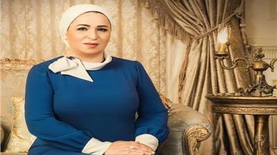 هدية السيدة انتصار السيسي لأسرة بالمنوفية