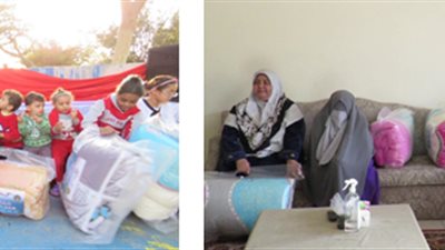 الداخلية تطلق قافلة إنسانية لتوزيع «بطاطين» على دور الرعاية