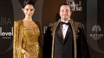 إطلالات ذهبية للنجمات في الحفل الثاني لفوج العربية بالإمارات