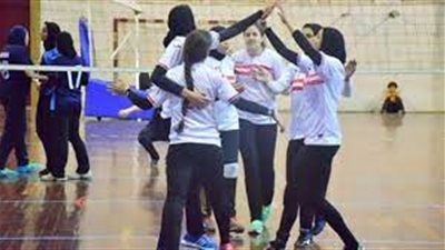 سيدات الطائرة بالزمالك يفزن على أصحاب الجياد