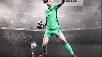 كريستين إيندلر تفوز بجائزة أفضل حارسة في «ذا بيست 2021»