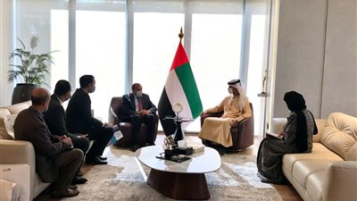 ملحق التعليم الإماراتي يلتقي رئيس جامعة بني سويف لمناقشة أوضاع الطلاب الإماراتيين