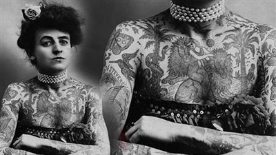 ثلاث سيدات فتحن باب «رسم الوشم» أمام نساء العالم| صور