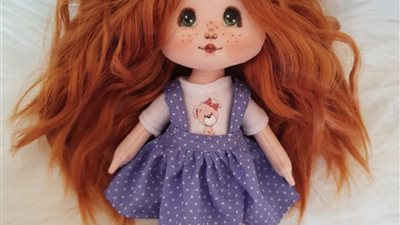 «صانعة البهجة».. شيماء فتحي مبدعة في الهاند ميد وتصميم العرائس واللعب القماش| صور