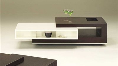 «خشب وزجاج».. أجمل تصميمات ترابيزات الاستقبال في ديكور 2022