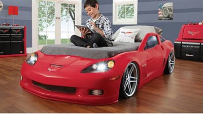 أبرزها البلدوزر والسيارة الكروز.. أحدث ديكورات سرير غرف للنوم للأولاد