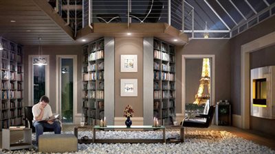 9 نصائح لتصميم مكتبة منزلية بديكورات عصرية