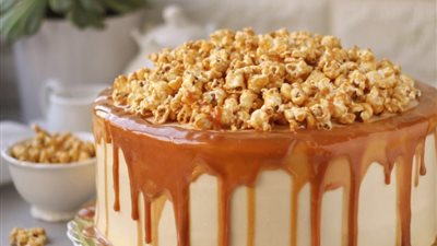 مقادير وطريقة عمل تورتة الفشار في المنزل.. «حلي واتسلي»