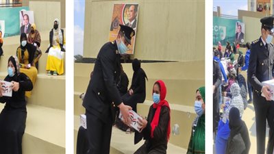 «كلنا واحد».. قافلة لتوزيع المساعدات العينية على ربات البيوت بالأسمرات