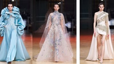 بتوقيع أبرز مصممي الأزياء.. أحدث فساتين «هوت كوتور» لربيع وصيف 2022