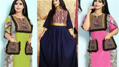 عزومات رمضان.. أفكار جديدة لعبايات وفساتين الاستقبال					