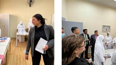 وفد «القومي لحقوق الإنسان» يزور مراكز الإصلاح والتأهيل بدر| صور