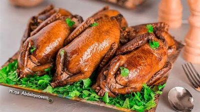 طريقة عمل الحمام بالفريك والكبد والقوانص على سفرة رمضان 2022