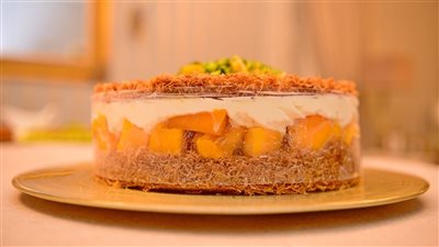 حلو رمضان.. طريقة عمل كنافة بالمانجة في البيت زي المحلات