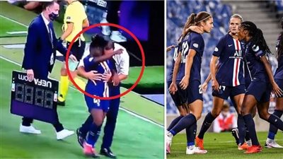 باريس سان جيرمان مشهور بالتحرش.. مدرب السيدات السابق وحضن عنيف للاعبة غاضبة| فيديو