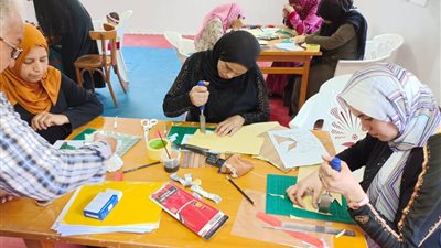 ورشتان تدريبيتان للأعمال اليدوية لسيدات المنوفية برعاية 