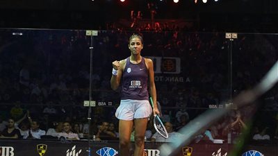 هانيا الحمامي تواجه نوران جوهر في نهائي بطولة الجونة للإسكواش