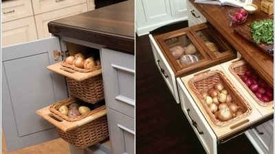 أفضل تنظيم لوحدات التخزين في مطبخك لاستغلال المساحات| صور