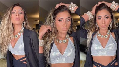 جسد مكشوف ووضعيات مثيرة.. دينا الشربيني تُغازل الجمهور بأحدث جلسة تصوير