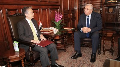 وزير الزراعة يستقبل السفير الياباني الجديد في مستهل عمله بالقاهرة 
