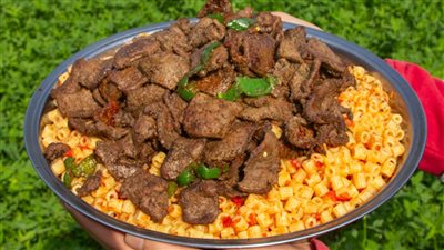 طريقة عمل المكرونة بالكبدة.. فيديو جراف 