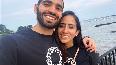 نوران جوهر تُساند زوجها زياد السيسي في بطولة العالم للسلاح