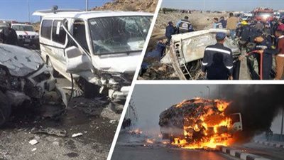 وفاة وإصابة 30 مصريًّا إثر حوادث مرورية
