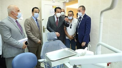 «عبد الغفار» يوجه بتذليل العقبات خلال تطوير مستشفى السادات المركزي