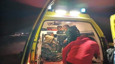 بالأسماء.. إصابة 12 شخصًا بانقلاب ميكروباص في طريق بني سويف الزراعي