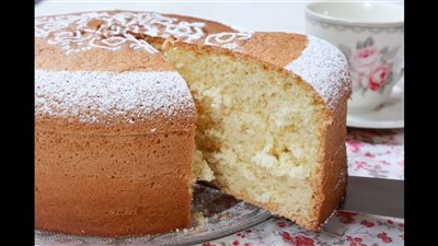 طريقة عمل كيك النشا بخطوات بسيطة للشيف هالة فهمي