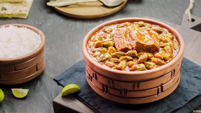 أسهل طريقة لعمل طاجن البامية للشيف نجلاء الشرشابي