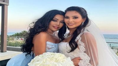 هيفاء تحتفل بزفاف شقيقتها برسالة مؤثرة وفستان ساحر.. صور