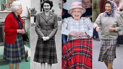 من الطفولة للموت.. قصة الملكة إليزابيث مع الزي الوطني الاسكتلندي..صور