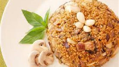 طريقة عمل الفريك بالمشروم للشيف الشربيني