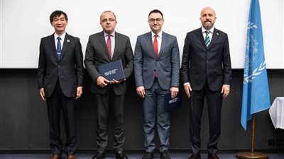 المكتب الدولي لاتحاد البريد العالمي يسلم جمهورية مصر العربية خطاب شكر