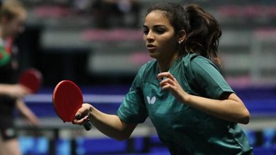 سارة الحاكم تهزم بطلة ألمانيا وتصطدم بـ هنا جودة في «مصر الدولية» لتنس الطاولة