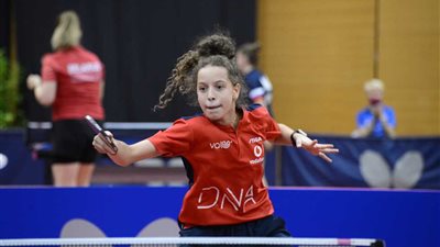 هنا جودة تتوج بذهبية بطولة مصر الدولية لتنس الطاولة