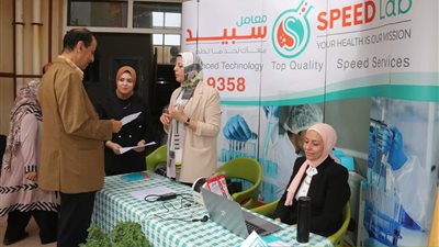 بالصور.. إقبال كبير للسيدات على اليوم الصحي في نادي المهندسين بالإسكندرية