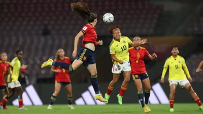 نهائي لاتيني خالص بين إسبانيا وكولومبيا في كأس العالم للسيدات