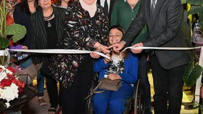 نيفين القباج تفتتح معرض 