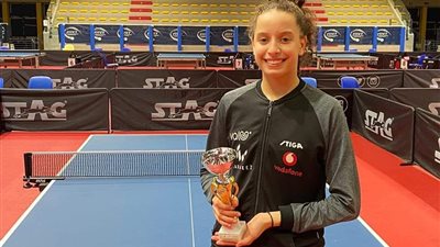 الطفلة المعجزة هنا جودة تخوض منافسات بطولة سلوفينيا لتنس الطاولة