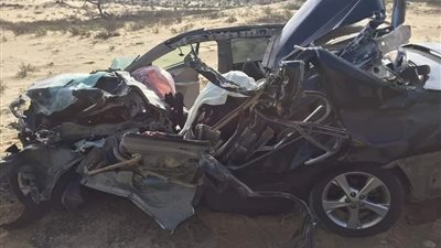 إصابات خطيرة لـ 3 سيدات إثر انقلاب سيارة على طريق إسكندرية الصحراوي