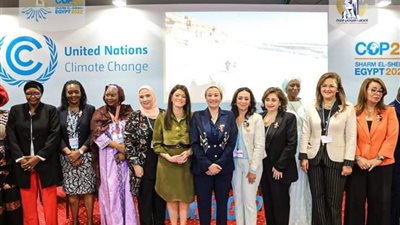 مايا مرسي تستعرض ملامح مبادرة المرأة الإفريقية بقمة المناخ 