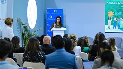 رانيا المشاط تُشارك في مبادرة «تكافؤ الفرص بين الجنسين والعمل المناخي»