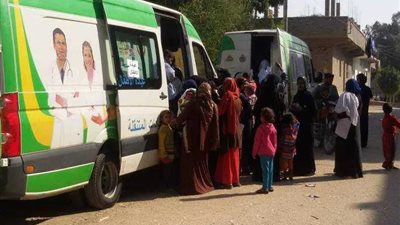 منها نساء وولادة وتنظيم الأسرة.. قوافل طبية مجانية اليوم في 3 محافظات