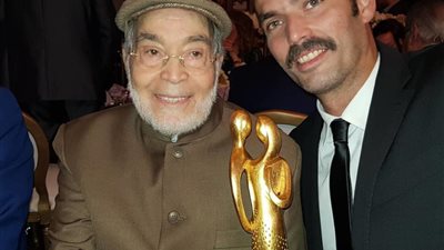 «خناقة» بين عمر حسن يوسف وحسين فهمي بسبب «تحريم الفن» ومهرجان القاهرة| صور 