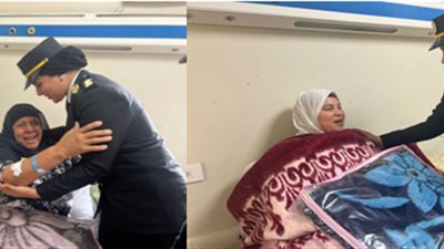 ضباط وضابطات الشرطة يزورون دور رعاية المسنات في حملة الـ16 يومًا لمناهضة العنف