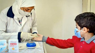 خدمات الصحة في مبادرة الكشف المبكر عن الأنيميا والسمنة والتقزم للطلاب