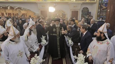 البابا تواضروس يدشن كنيسة السيدة العذراء وسط الإسكندرية