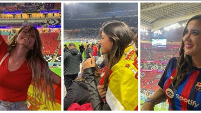 رغم الخروج المبكر.. جميلات إسبانيا أبدعن في المدرجات القطرية